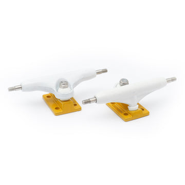 Dynamic Trucks - 32mm White Hanger Yellow Baseplate Special Edition