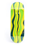 Dynamic Fingerboard Deck "Green Waves" Popsicle Split 32MM