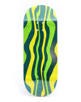 Dynamic Fingerboard Deck "Green Waves" Popsicle Split 36MM